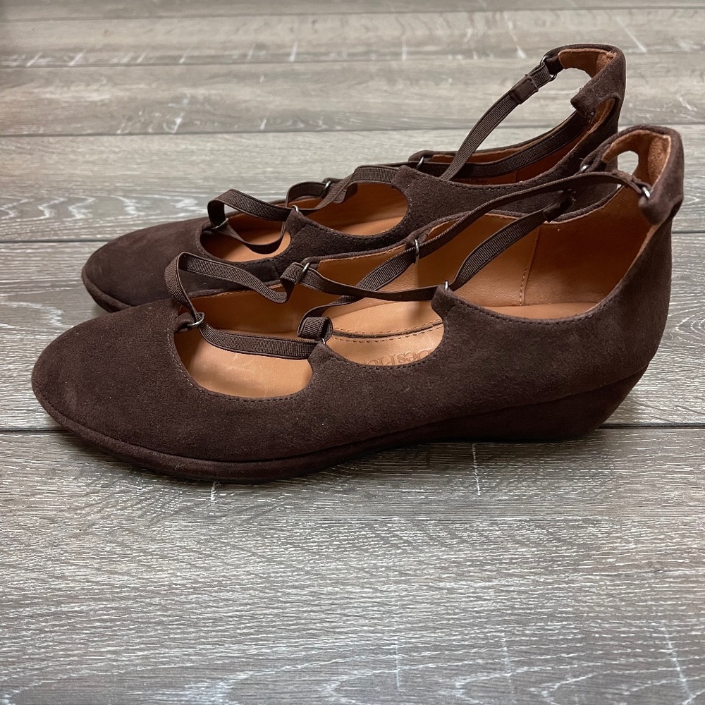 L'Amour Des Pieds Strappy Brown Shoes Women's Size 8